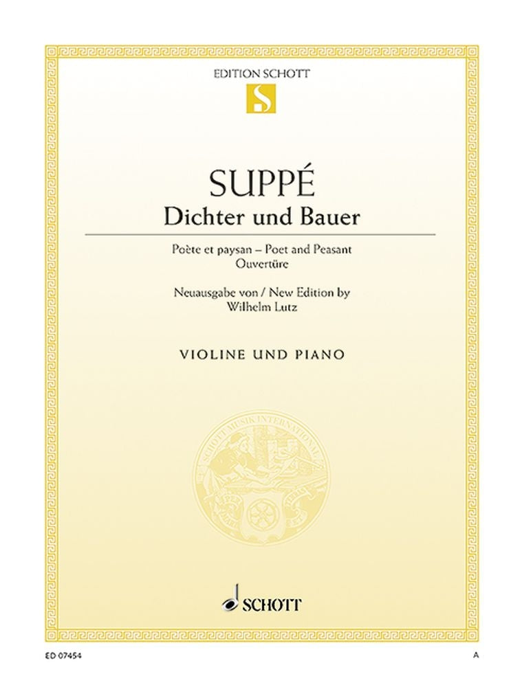 Suppé: Dichter und Bauer (Viool, Piano)