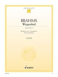 Johannes Brahms: Wiegenlied F-Dur F-Dur op. 49/4 (Piano)
