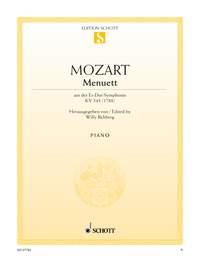 Wolfgang Amadeus Mozart: Menuett (Piano)