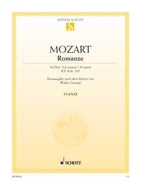Wolfgang Amadeus Mozart: Romanze As-Dur As-Dur (Piano)