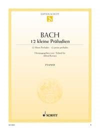 Johann Sebastian Bach: 12 kleine Präludien (Piano) afbeelding 2