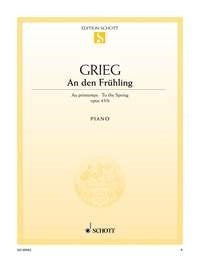 Edvard Grieg: An den Frühling op. 43/6 (Piano) afbeelding 2