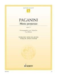 Paganini: Moto perpetuo op. 11 (Viool, Piano)