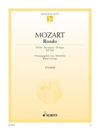 Wolfgang Amadeus Mozart: Rondo D-Dur D-Dur (Piano)