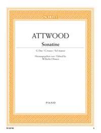 Thomas Attwood: Sonatine G-Dur G-Dur (Piano)