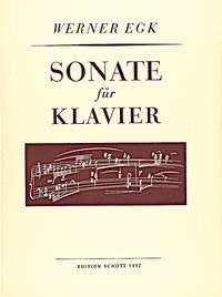 Werner Egk: Sonate (Piano) afbeelding 2