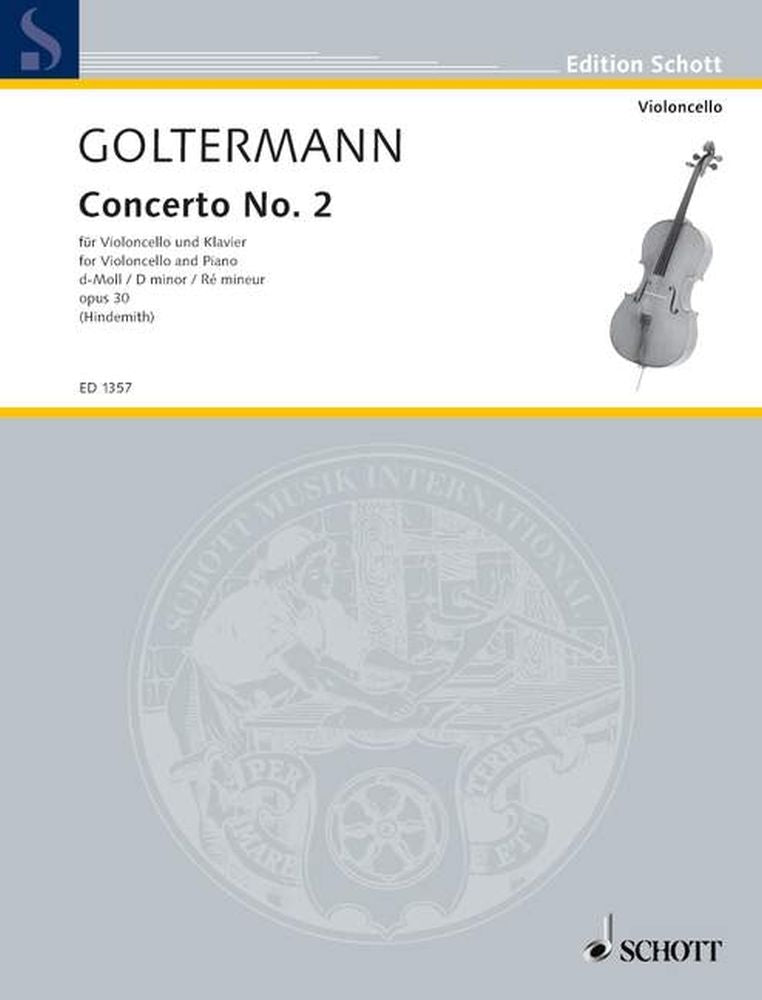 Georg Goltermann: Concerto d-Moll op. 30 (Cello, Piano)