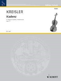 Kreisler: Kadenz (Viool)