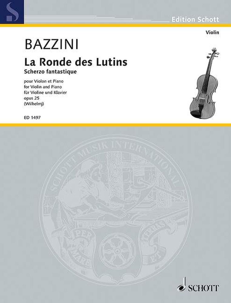 Bazzini: La Ronde des Lutins op. 25 (Viool, Piano)