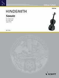 Hindemith: Sonate op. 31/2 (Viool)
