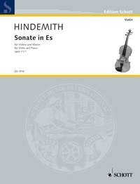 Hindemith: Sonate in Es op. 11/1 (Viool, Piano)