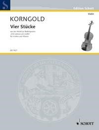 Korngold: Vier Stücke op. 11 (Viool, Piano)