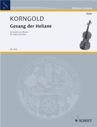 Korngold: Gesang der Heliane op. 20 (Viool, Piano)