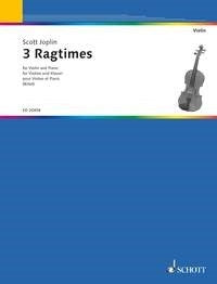Joplin: 3 Ragtimes (Viool, Piano)