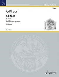 Grieg: Sonata e-Moll e-Moll op. 7 (Orgel) afbeelding 2