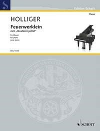 Heinz Holliger: Feuerwerklein (Piano)