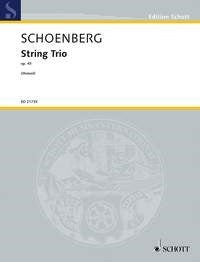 Arnold Schönberg: String Trio op. 45 (Strijktrio)