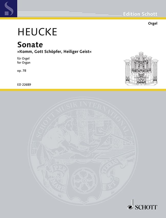 Heucke: Sonate Komm, Gott Schöpfer, Heiliger Geist op. 78 (Orgel) afbeelding 2