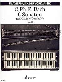 Johann Sebastian Bach: 6 Sonaten Band 2 (Piano) afbeelding 2