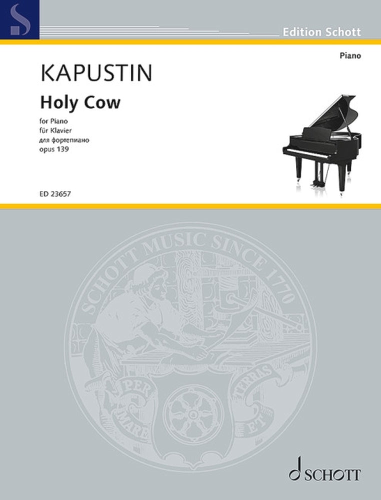Nikolai Kapustin: Holy Cow op. 139 (Piano) afbeelding 2