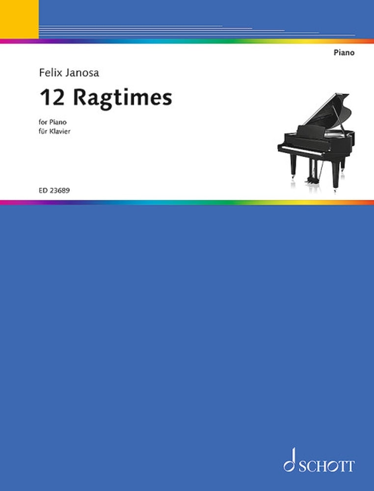 Felix Janosa: 12 Ragtimes (Piano) afbeelding 2
