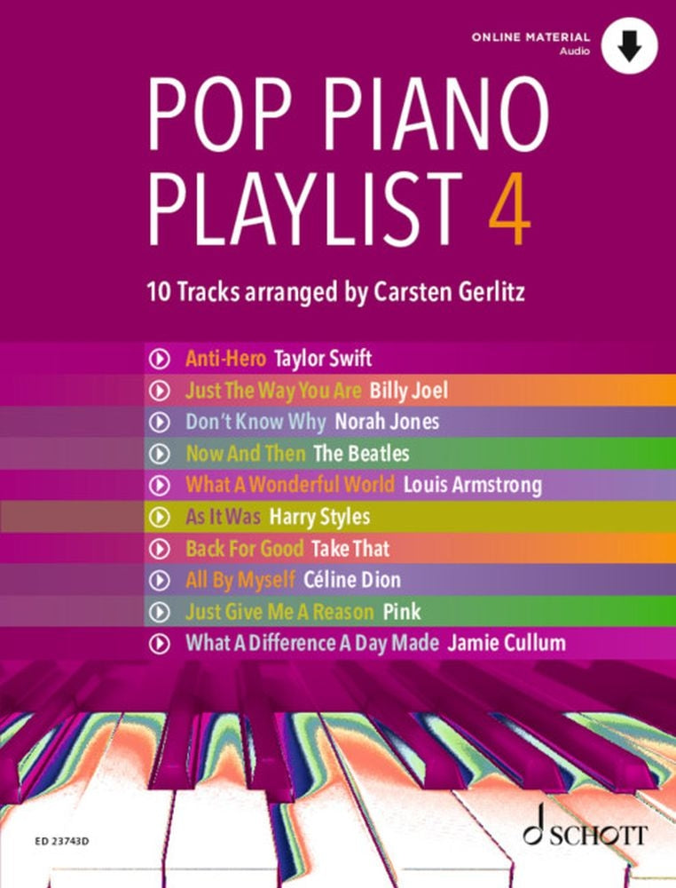 Pop Piano Playlist 4 Volume 4 (Piano)