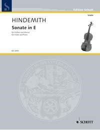 Hindemith: Sonate in E (Viool, Piano)
