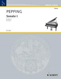 Ernst Pepping: Sonate I (Piano)
