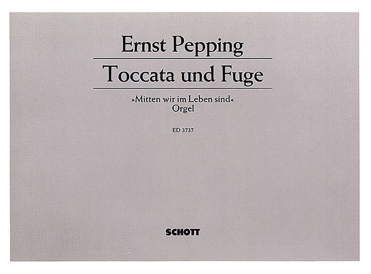 Pepping: Toccata und Fuge (Orgel) afbeelding 2