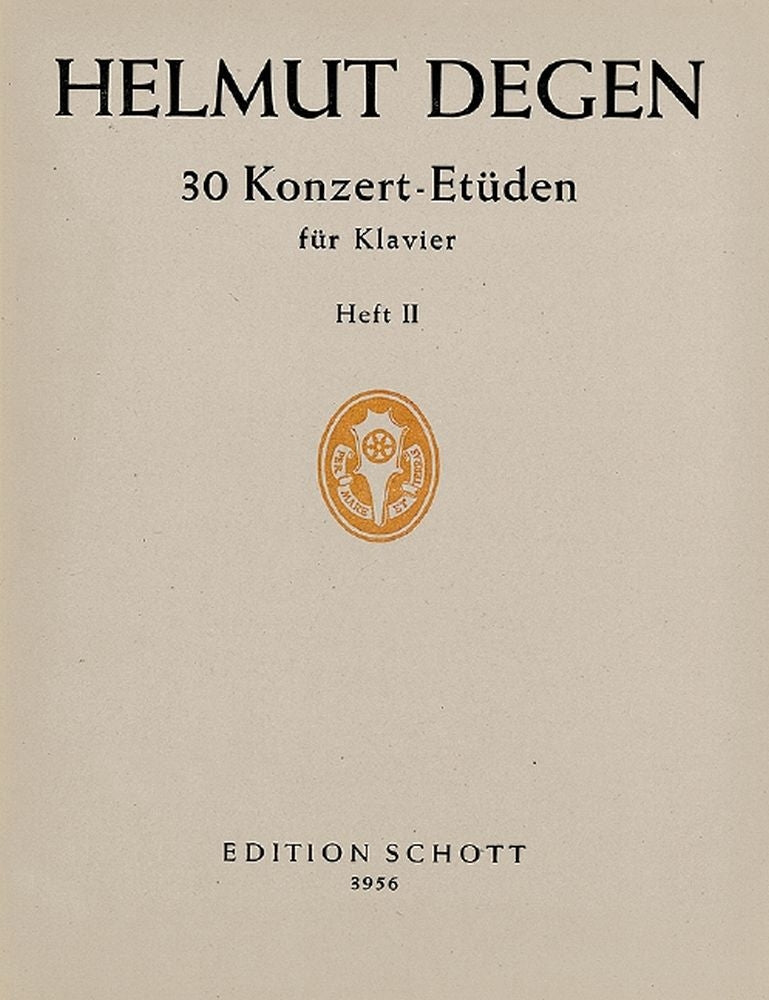 30 Konzertetüden Band 2 (Piano)