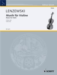Lenzewski: Musik für Violine solo (Viool)