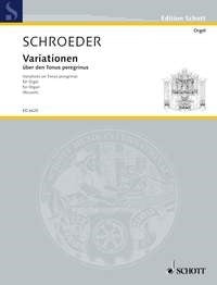Schroeder: Variationen über den Tonus peregrinus (Orgel) afbeelding 2