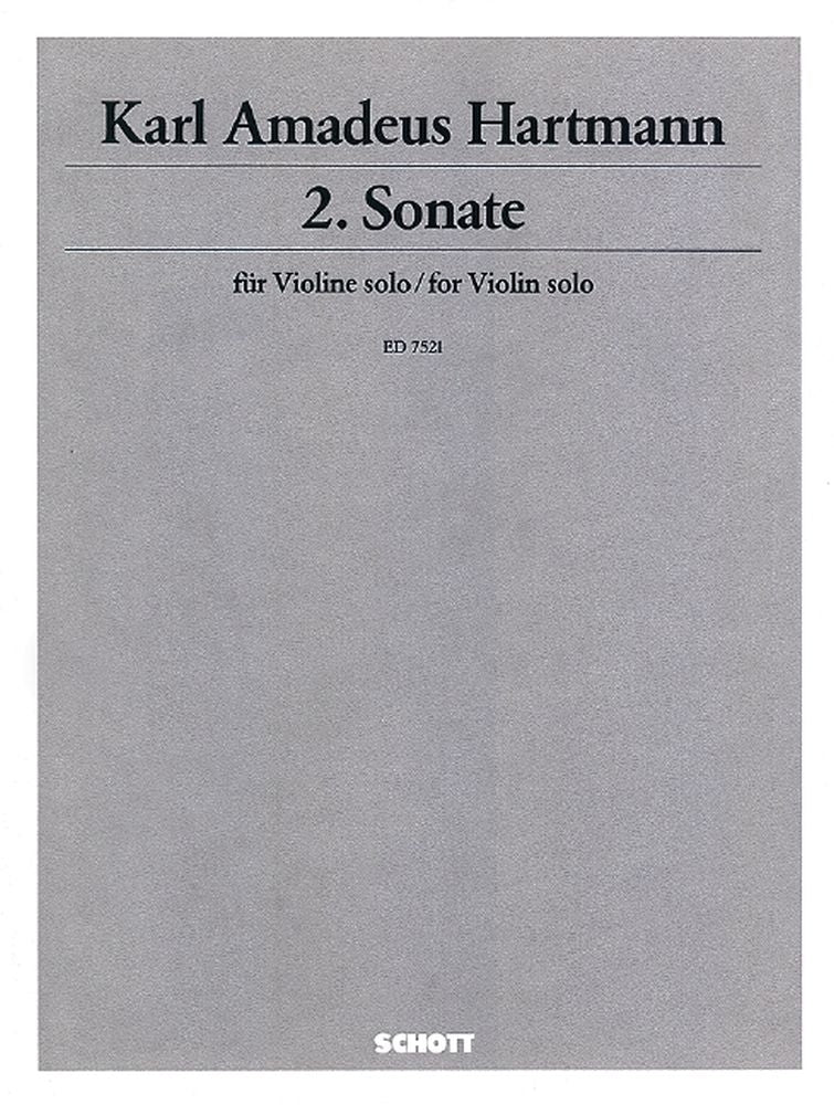 Hartmann: 2. Sonate (Viool)