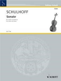 Schulhoff: Sonate (Viool, Piano)