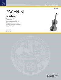Paganini: Kadenz zum Violin-Konzert Nr. 2 h-Moll h-Moll op. 7 (Viool)