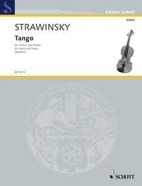 Strawinsky: Tango (Viool, Piano)