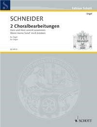Schneider: Zwei Choralbearbeitungen (Orgel) afbeelding 2