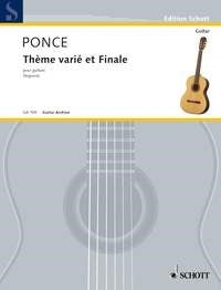 Ponce: Thème varié et Finale (Gitaar)