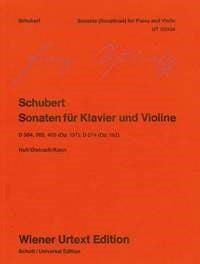Schubert: Sonaten fur Klavier und Violine