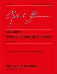 Schumann: Ahnung (Albumblatt)
