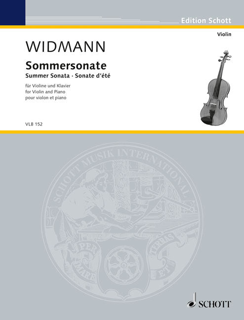 Widmann: Sommersonate (Viool, Piano)