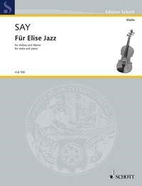 Say: Für Elise Jazz (Viool, Piano)