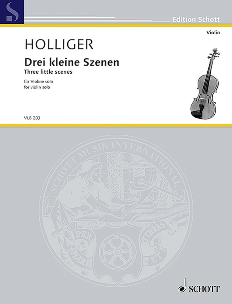 Holliger: Drei kleine Szenen (Viool)