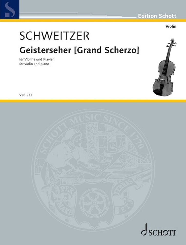 Schweitzer: Geisterseher (Grand Scherzo) (Viool, Piano)