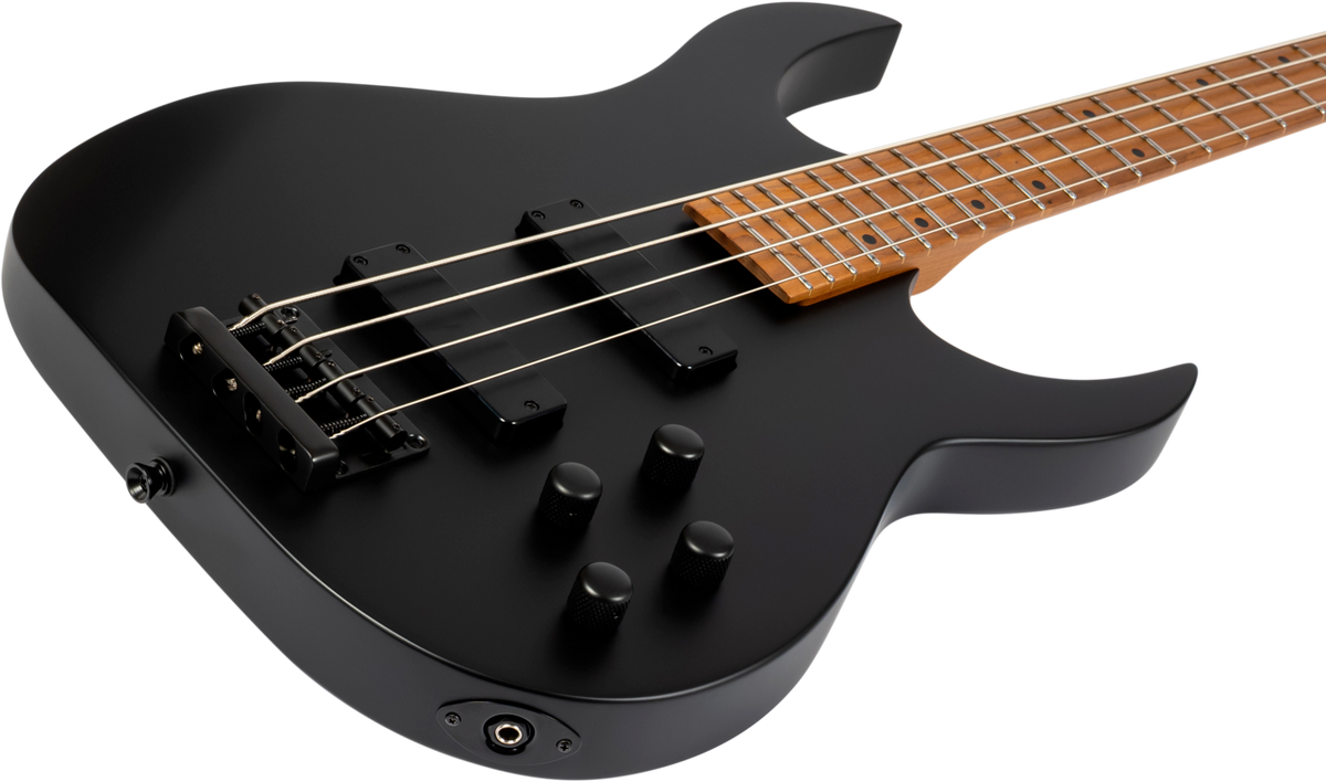 Spira Guitars B-400 MBK – 4-snarige elektrische basgitaar – Zwart