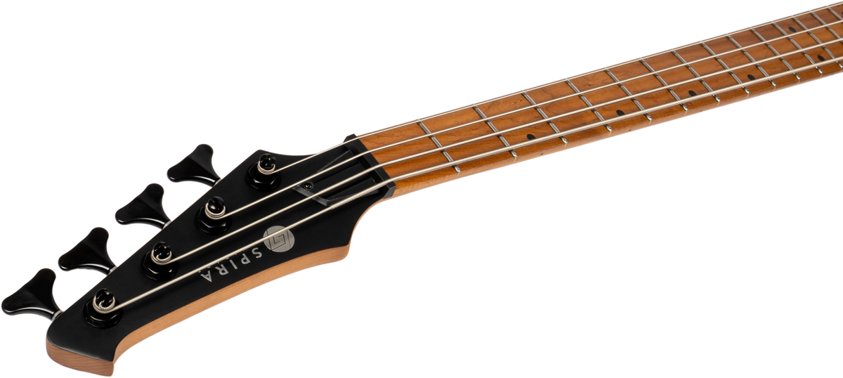 Spira Guitars B-400 MBK – 4-snarige elektrische basgitaar – Zwart