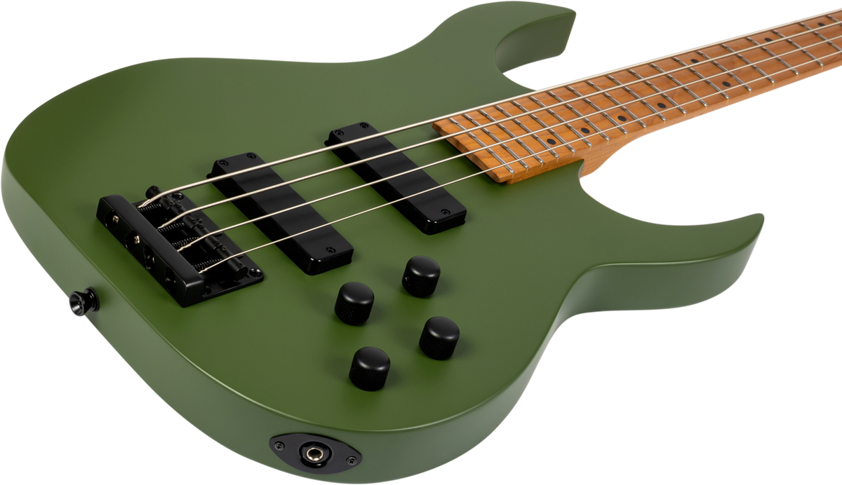 Spira Guitars B-400 MGR – 4-snarige elektrische basgitaar – Groen