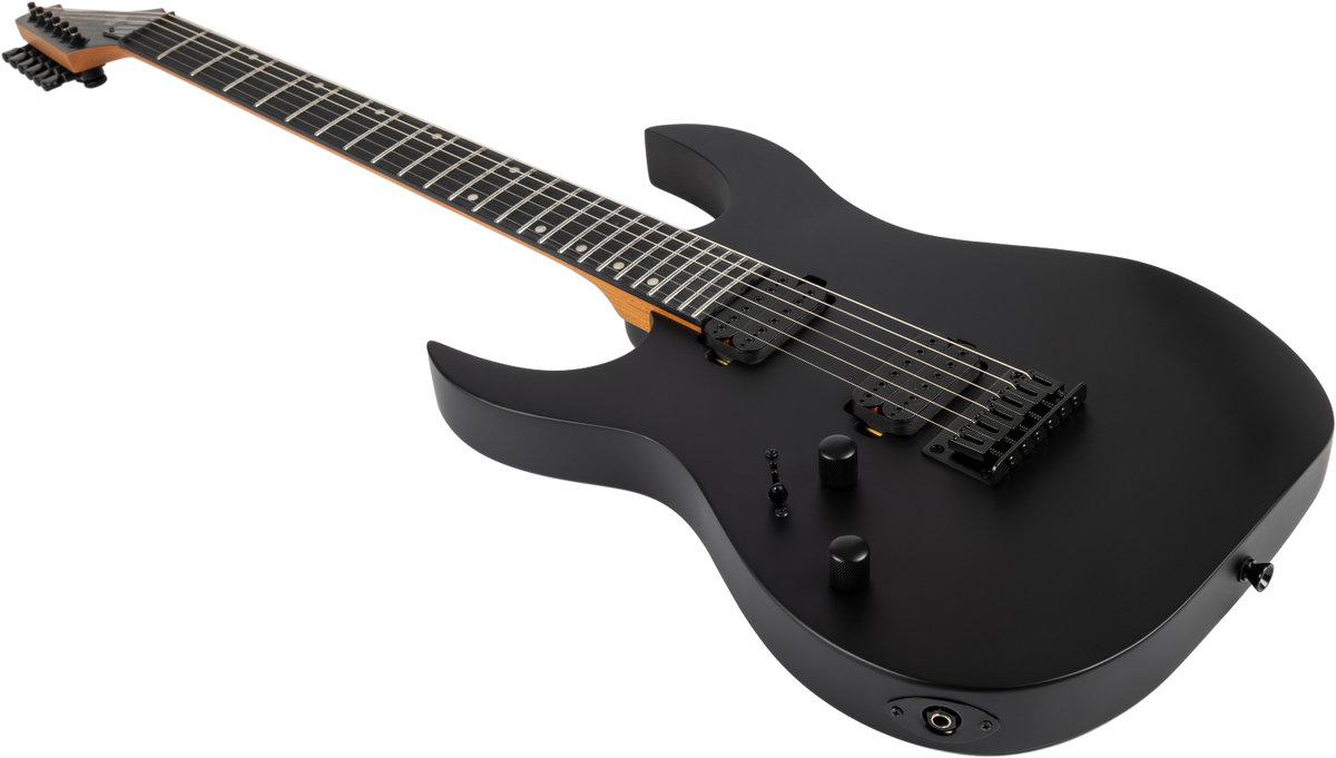 Spira Guitars S-400 MBK LH – 6-snarige elektrische gitaar – linkshandig – Zwart