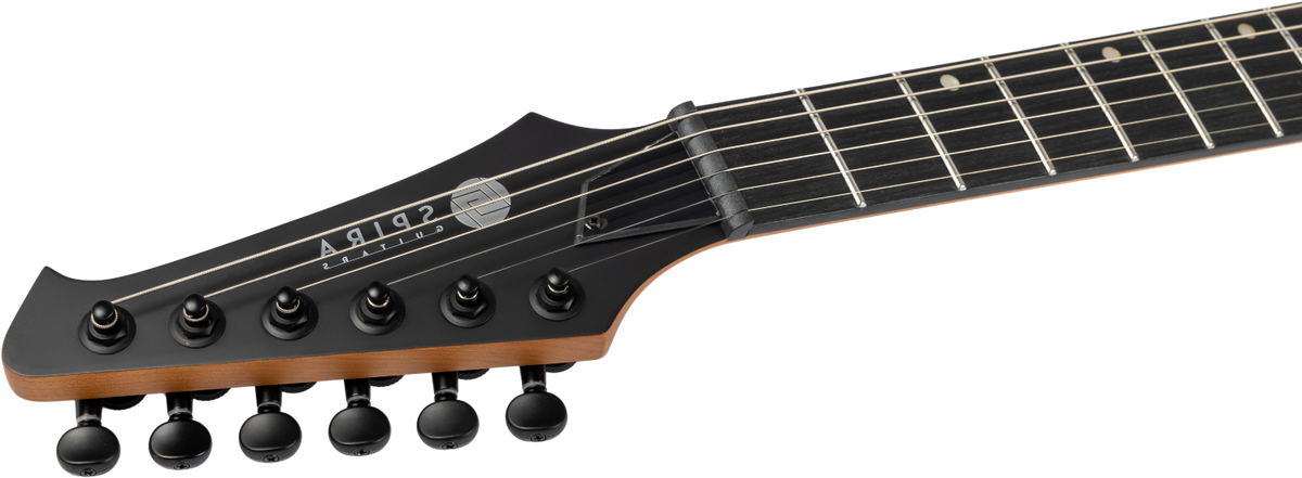 Spira Guitars S-400 MBK LH – 6-snarige elektrische gitaar – linkshandig – Zwart