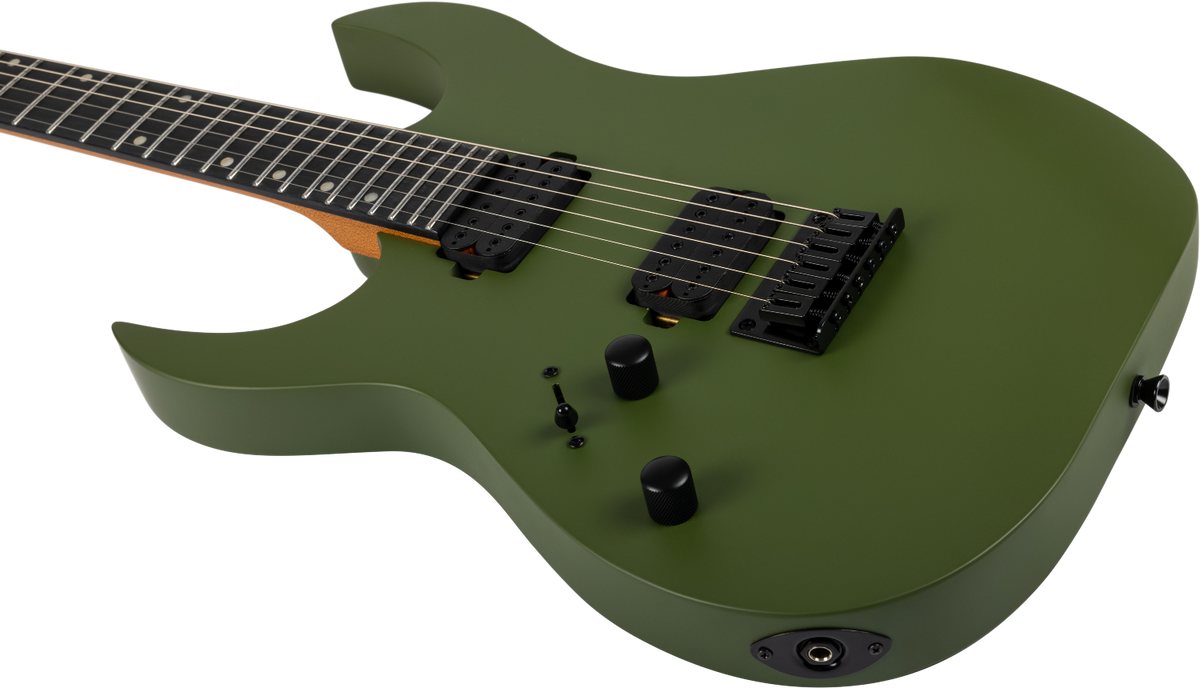 Spira Guitars S-400 MGR LH – 6-snarige elektrische gitaar – linkshandig – Groen